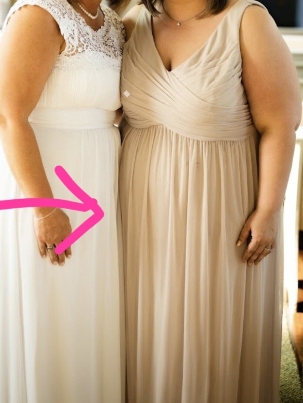 Elegant Sleeveless Chiffon Maxi Dress in Beige
